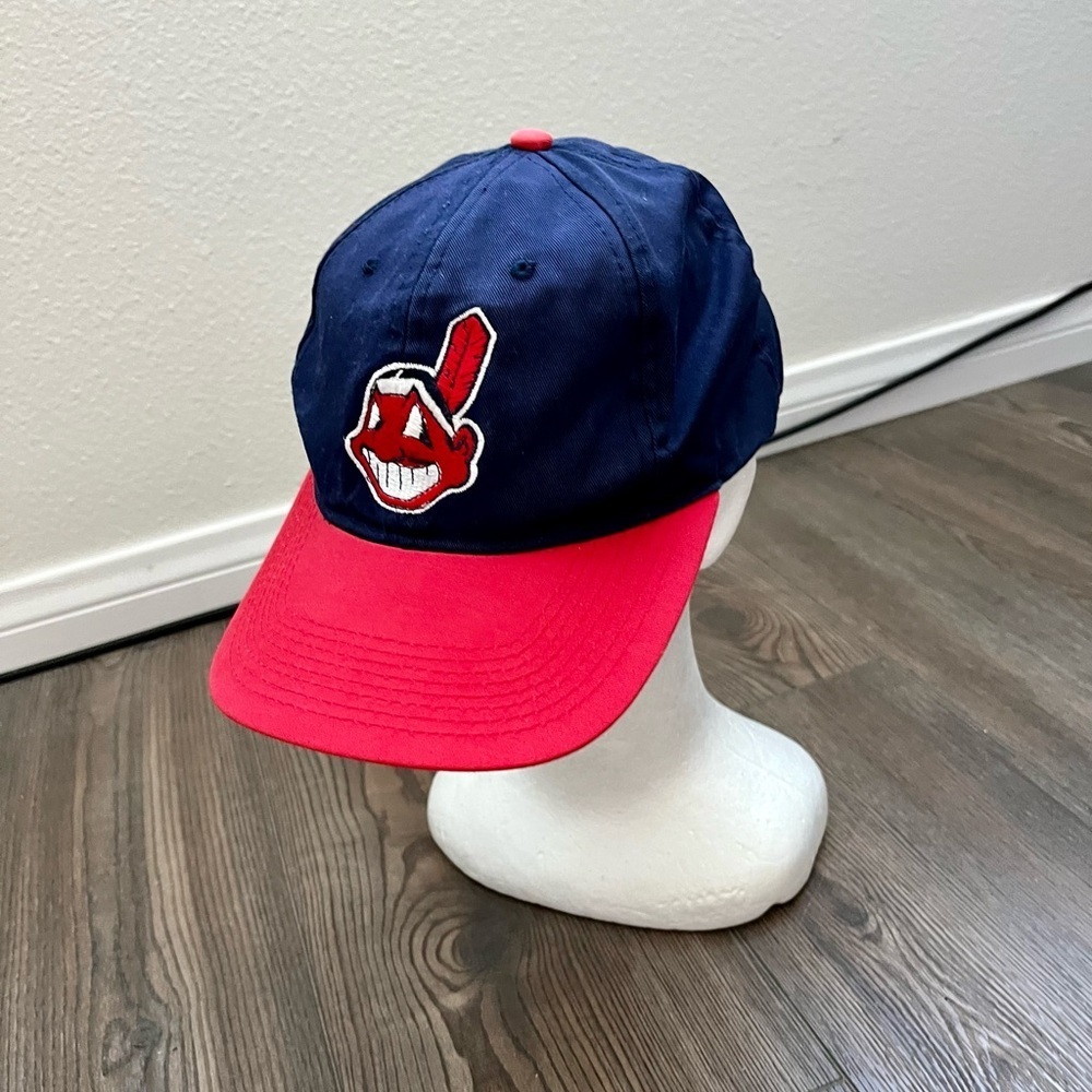 Navy and Red Baseball Cap - Picture 5 of 8